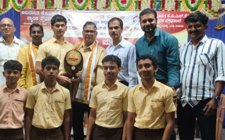 ಜಿಲ್ಲಾ ಮಟ್ಟದ ಯೋಗ ಸ್ಪರ್ಧೆ: ವಿವೇಕಾನಂದ ಪದವಿಪೂರ್ವ ಕಾಲೇಜಿನ ಬಾಲಕರ ತಂಡ ಪ್ರಥಮ!