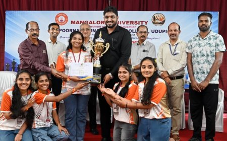 Chess: ವಿವೇಕಾನಂದ ಕಾಲೇಜಿಗೆ ವಿವಿ ಮಟ್ಟದ ಚೆಸ್ ಪ್ರಶಸ್ತಿ