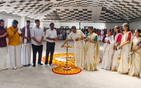 ಪುತ್ತೂರು: ಅಕ್ಷಯ ಕಾಲೇಜಿನಲ್ಲಿ 'ಒಣಂ ಹಬ್ಬ' ಆಚರಣೆ