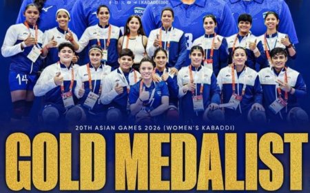 Asian Games-2026: ಕಬಡ್ಡಿ.. ಚಿನ್ನ ಗೆದ್ದ ಭಾರತದ ವನಿತೆಯರು