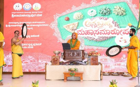 ಪರಿವರ್ತನೆಯೇ ಅನ್ನಬ್ರಹ್ಮ ಚಾತುರ್ಮಾಸ್ಯದ ಮೂಲ ಉದ್ದೇಶ: ಖ್ಯಾತಿ-ಪ್ರಚಾರವಲ್ಲ - ರಾಘವೇಶ್ವರ ಶ್ರೀ