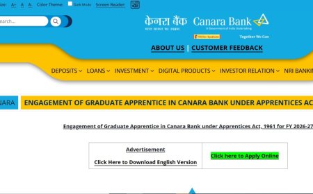 Canara Bank: ಕೆನರಾ ಬ್ಯಾಂಕ್‌ನಿಂದ  3,500 ಗ್ರಾಜುಯೇಟ್ ಅಪ್ರೆಂಟಿಸ್ ನೇಮಕಾತಿ.. ಅ.1 ರಿಂದ ಅರ್ಜಿ ಸಲ್ಲಿಕೆ ಶುರು