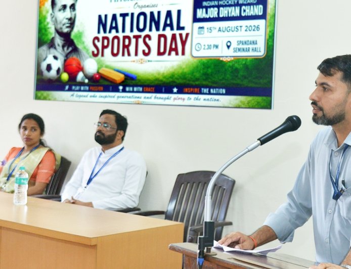 ಸಂತ ಫಿಲೋಮಿನಾ ಕಾಲೇಜು: ರಾಷ್ಟ್ರೀಯ ಕ್ರೀಡಾ ದಿನ ಆಚರಣೆ