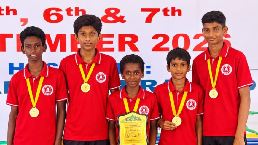 ವಾಲಿಬಾಲ್ ಪಂದ್ಯಾವಳಿ:  ಶ್ರೀಕೃಷ್ಣ ವಿದ್ಯಾ ಸಂಸ್ಥೆಗಳ ವಿದ್ಯಾರ್ಥಿಗಳು ರಾಷ್ಟ್ರ ಮಟ್ಟಕ್ಕೆ ಆಯ್ಕೆ
