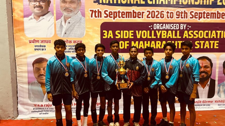 Shrikrishna Institutions: ಕರ್ನಾಟಕ ವಾಲಿಬಾಲ್ ತಂಡಕ್ಕೆ ಪಟ್ಟೆ ಶ್ರೀಕೃಷ್ಣ ವಿದ್ಯಾ ಸಂಸ್ಥೆಗಳ ವಿದ್ಯಾರ್ಥಿ ನಾಯಕ.. ದ್ವಿತೀಯ ಸ್ಥಾನ