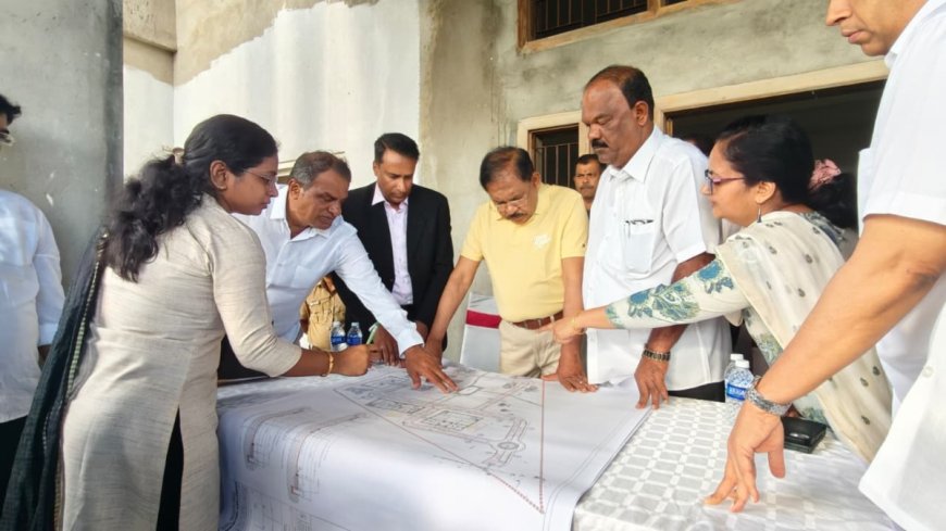 ಉಡುಪಿ: ಮಂಗಳೂರು ವಿವಿ ಸ್ನಾತಕೋತ್ತರ ಅಧ್ಯಯನ ಕೇಂದ್ರದ ಕಟ್ಟಡ ಪರಿಶೀಲನೆ ನಡೆದ ಡಿಸಿಎಂ