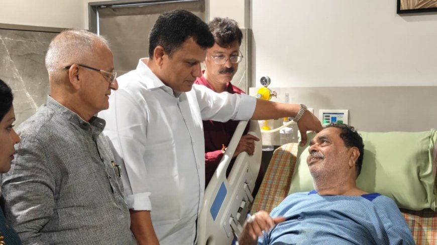 ಮಾಜಿ ಸಚಿವ ರಮಾನಾಥ ರೈ ಆರೋಗ್ಯ ವಿಚಾರಿಸಿದ ಸಂಸದ ಕ್ಯಾ.ಬ್ರಿಜೇಶ್ ಚೌಟ