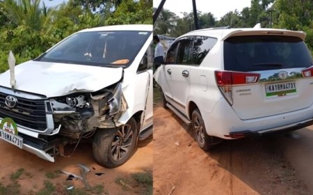 ಸುಳ್ಯ: ಶಾಸಕಿ ಭಾಗೀರಥಿ ಮುರುಳ್ಯ ಪ್ರಯಾಣಿಸುತ್ತಿದ್ದ ಕಾರು ಅಪಘಾತ