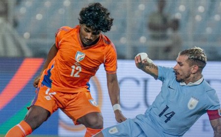Football: ಉರುಗ್ವೆ ವಿರುದ್ಧ ಭಾರತಕ್ಕೆ ಸೋಲು!