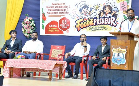 ಸಂತ ಫಿಲೋಮಿನಾ ಕಾಲೇಜಿನಲ್ಲಿ 'ಫುಡೀಪ್ರಿನಿಯರ್' ಆಯೋಜನೆ