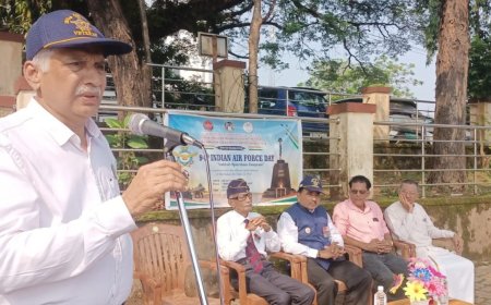 ಪುತ್ತೂರು: ಅಮರ್ ಜವಾನ್ ಜ್ಯೋತಿ ಸ್ಮಾರಕದಲ್ಲಿ 94ನೇ ವಾಯುಸೇನಾ ದಿನಾಚರಣೆ