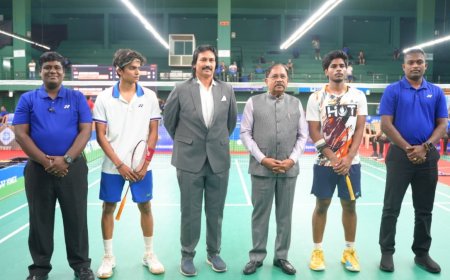 'ಇಂಡಿಯಾ ಇಂಟರ್‌ನ್ಯಾಷನಲ್ ಚಾಲೆಂಜ್-2026' ಬ್ಯಾಡ್ಮಿಂಟನ್ ಕ್ರೀಡಾಕೂಟಕ್ಕೆ ಚಾಲನೆ