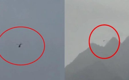 Helicopter Crash:ಉತ್ತರಾಖಂಡದ ಬದರಿನಾಥದಿಂದ 6 ಮಂದಿ ಪ್ರಯಾಣಿಸುತ್ತಿದ್ದ ಹೆಲಿಕಾಪ್ಟರ್‌ ಪತನ!