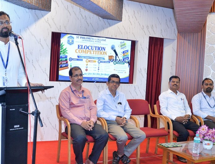 ಸಂತ ಫಿಲೋಮಿನಾ ಕಾಲೇಜು: ಇಂಗ್ಲಿಷ್ ಭಾಷಣ ಸ್ಪರ್ಧೆ