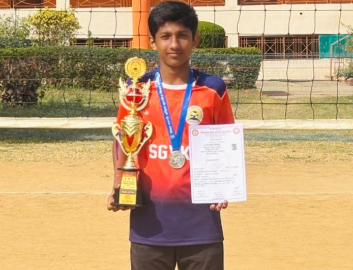 ರಾಷ್ಟ್ರಮಟ್ಟದ ವಾಲಿಬಾಲ್ ಪಂದ್ಯಾವಳಿ: ಪಟ್ಟೆ ಶ್ರೀಕೃಷ್ಣ ವಿದ್ಯಾಸಂಸ್ಥೆ ವಿದ್ಯಾರ್ಥಿಗೆ ದ್ವಿತೀಯ ಸ್ಥಾನ