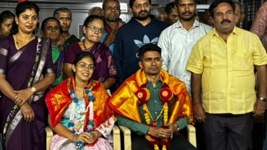 ಗಾಂಧಿ ವೃದ್ಧಾಶ್ರಮದಲ್ಲಿ ಸರಳವಾಗಿ ಗಾಂಧಿ ಜಯಂತಿ ಆಚರಿಸಿದ ಡಾ.ಸಾತ್ವಿಕ್ ಮಂಜುನಾಥ್ ದಂಪತಿ