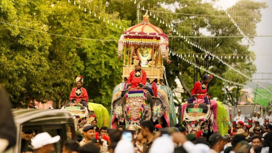 ವಿಶ್ವವಿಖ್ಯಾತ ಜಂಬೂಸವಾರಿಗೆ ಕ್ಷಣಗಣನೆ: ಮಕರ ಲಗ್ನದಲ್ಲಿ ನಂದಿ ಧ್ವಜ ಪೂಜೆ..  ಮೀನ ಲಗ್ನದಲ್ಲಿ ಮೆರವಣಿಗೆಗೆ ಚಾಲನೆ