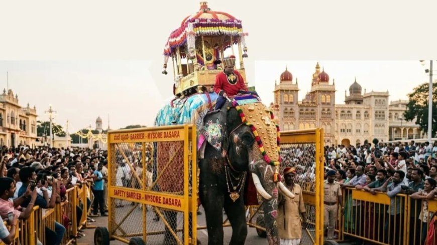 ಜಂಬೂ ಸವಾರಿ: ಬ್ಯಾರಿಕೇಡ್ ಒಳಗೆ ಗಜಪಯಣ ಸೂಕ್ತವಲ್ಲವೇ?