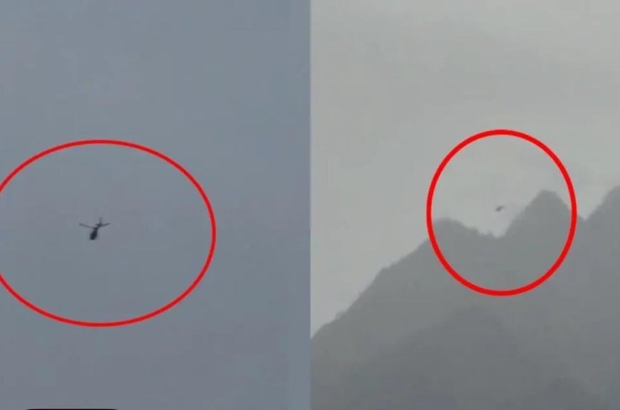 Helicopter Crash:ಉತ್ತರಾಖಂಡದ ಬದರಿನಾಥದಿಂದ 6 ಮಂದಿ ಪ್ರಯಾಣಿಸುತ್ತಿದ್ದ ಹೆಲಿಕಾಪ್ಟರ್‌ ಪತನ!